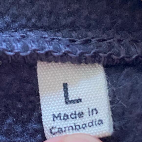 COTAPAXI Men's 1/2 Zip Amado Fleece Pullover Sweater Charcoal Gray, Size Large - Picture 5 of 13